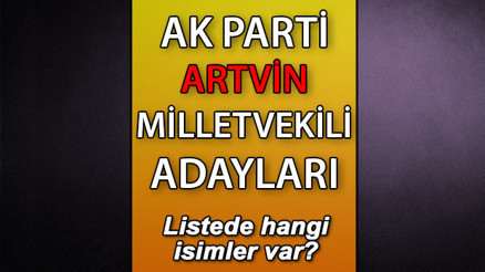 AK Parti Artvin milletvekili adayları kimler AK Parti Artvin aday listesi 2023