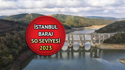 İstanbul güncel baraj su seviyesi İSKİ tarafından açıklandı İstanbul barajları yüzde kaç dolu İşte baraj doluluk oranları 2023...