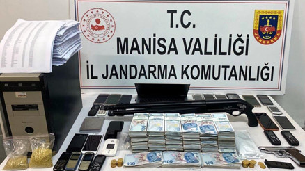 Manisa ve İzmirdeki suç örgütü operasyonunda 25 tutuklama