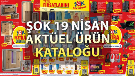 ŞOK KATALOĞU 19 NİSAN 2023 | ŞOK’ta yarın plaj ürünleri, gaming oyuncu ekipmanları, tatil ve kamp ürünleri satışa çıkıyor