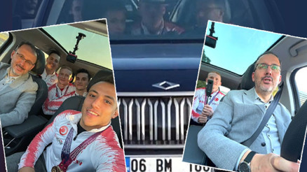 Bakan Kasapoğlundan milli cimnastikçilere TOGG jesti