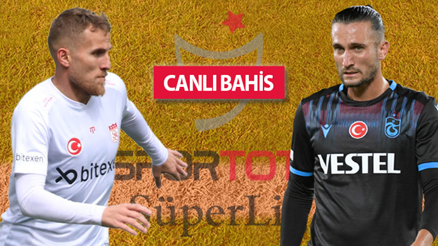 Trabzonspor, Nenad Bjelica ile ilk kez sahada; Sivassporda 2 sakat Süper Lig iddaa oranları, öne çıkan istatistikler...