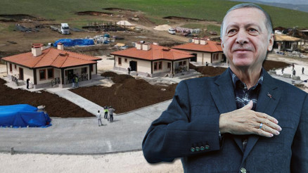 Son dakika: Cumhurbaşkanı Erdoğan, köy evleri teslim töreninde açıkladı... Çiftçilere 10 yeni müjde