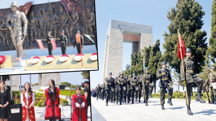 Çanakkale’de 108. yıl anması