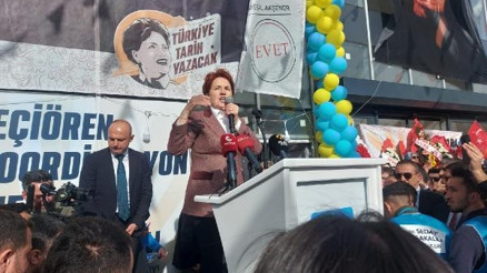 Akşener: Bir şeyi değiştirdiniz, Türkiyede her şeyi değiştirdik