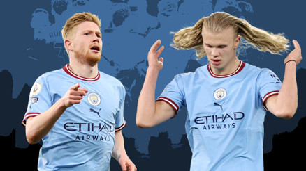 Manchester City - Arsenal maçına Haaland ve De Bruyne damga vurdu Biri Mohamed Salahı diğeri David Beckhamı geride bıraktı