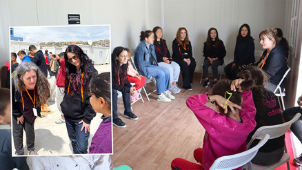 Depremzede çocuklar için yaşam merkezi