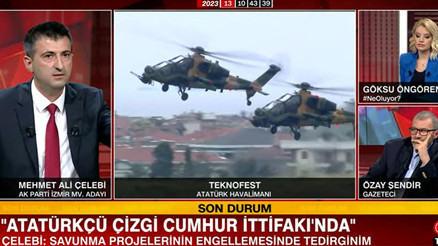 AK Parti İzmir Milletvekili Adayı Çelebi CNN Türkte konuştu... Atatürkçü çizgi Cumhur İttifakındadır