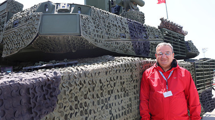 Altay tankı, TEKNOFEST-2023te vatandaşlarla buluştu