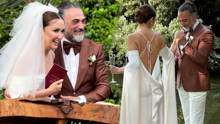 Oyuncu Selim Bayraktar ve sevgilisi Emel Karaköse evlendi