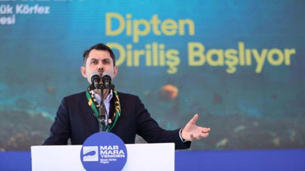 Bakan Kurum: Marmara Denizimizi en güzel, en doğal haliyle gençlerimize bırakacağız
