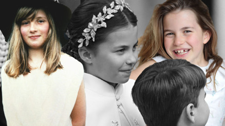 Kraliyet çocukları yine büyüklerden rol çaldı... Haşarı Louis ablası Charlottea emanet: Onda Dianayı görenlerin gözleri doldu