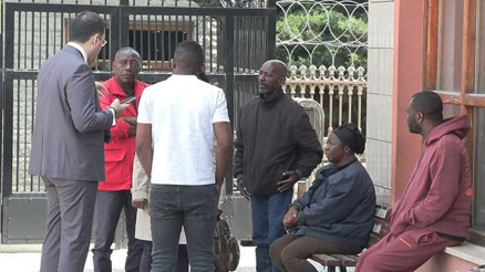 Gabonlu Dinanın ailesi teşhis için Adli Tıpa geldi