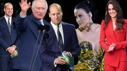 Taç giyme töreni kutlamaları sürüyor... Onları hiç böyle görmediniz: Kraliyet ailesi konserde coştu Gecenin yıldızı William ve Kate oldu