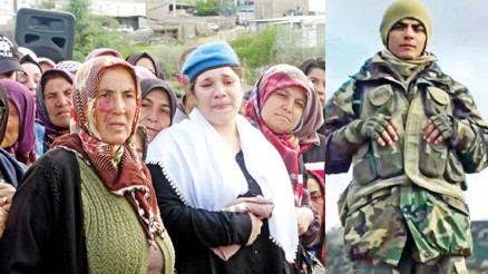İdlib şehidine veda