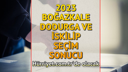 Çorum Boğazkale, Dodurga, İskilip Seçim Sonuçları 2023 hürriyet.com.trde olacak... İşte Boğazkale, Dodurga ve İskilip oy oranları ile toplam seçmen sayısı
