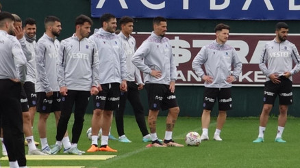 Trabzonspor, Fenerbahçe maçı hazırlıklarını sürdürdü