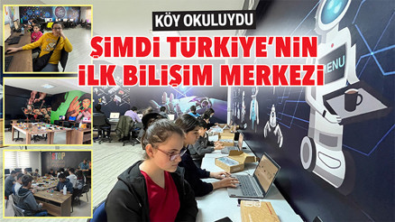 Köy okulundan bilişim merkezine Köy okulundan bilişim merkezine