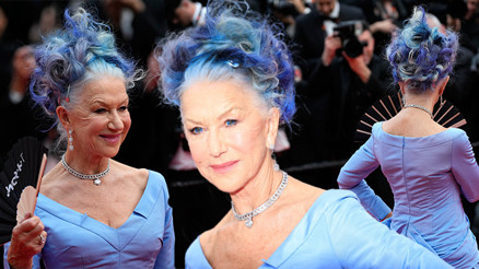 Kimse gözünü ondan alamadı: Kırmızı halıya masmavi bir imza attı