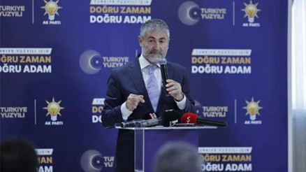 Bakan Nebati: Cumhurbaşkanımız öndeyken herkesin gözünün içine baka baka yalan yanlış bilgiler verdiler