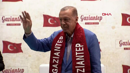 Cumhurbaşkanı Erdoğandan Gaziantepten 28 Mayıs mesajı: Rakibimiz CHP Genel Başkanı değil, rehavettir