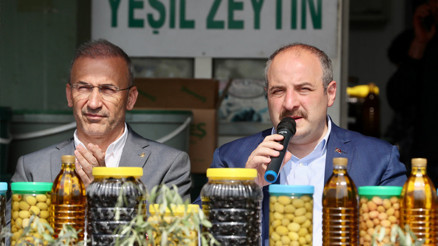 Bakan Varanktan AB tescili yolundaki Gemlikli zeytincilere ziyaret