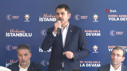 Bakan Murat Kurum: Ülkemiz için mücadele veriyoruz