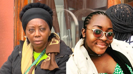 Gabonlu Dinanın ailesi cenazeyi almak için adli tıpa geldi