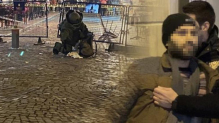 Galatada Ölmek istiyorum diyerek çanta fırlatmıştı: Panik anları kamerada