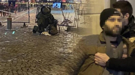 Şüpheli çantayı fırlatan kişi paniğe neden olmuştu Çığlık çığlığa kaçtıkları görüntüler ortaya çıktı