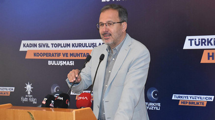 Bakan Kasapoğlu: Kadının rolünü, misyonunu birlikte güçlendireceğiz