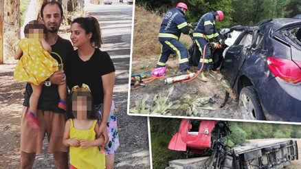 Denizlide feci kaza: 4 kişilik aile hayatını kaybetti