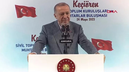 Cumhurbaşkanı Erdoğan, Ankarada Sivil Toplum Kuruluşları ve Muhtarlar Buluşmasına katıldı