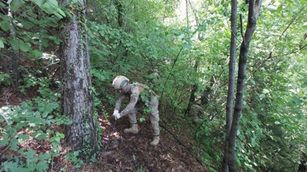 Amanoslar’da terör örgütü PKK’nın malzemeleri ele geçirildi