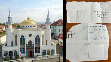 Göttingen Camii’ne ırkçı tehdit mektubu