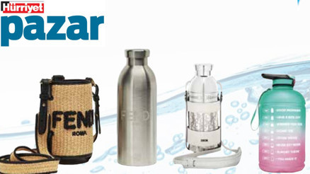 Dior, Fendi bile su şişesi tasarladı: Su içmek hem sağlıklı hem de çok havalı