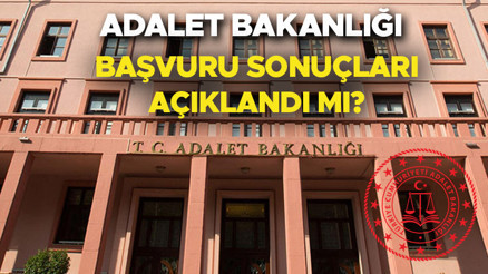 Adalet Bakanlığı başvuru sonucu sorgulama ekranı 2023 | Adalet Bakanlığı zabıt katibi, mübaşir personel alımı sonuçları ne zaman açıklanacak, açıklandı mı İşte sınav tarihleri