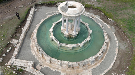 2 bin yıllık antik çeşme, 13 asır sonra yeniden suya kavuştu