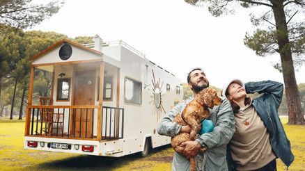 ‘Karavanı öyle benimsedik ki artık beton bir binada yaşayamayız ‘Karavanı öyle benimsedik ki artık beton bir binada yaşayamayız