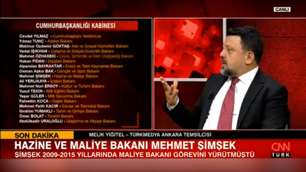 Gazeteciler, CNN Türkte Mehmet Şimşekin Hazine ve Maliye Bakanı olmasını değerlendirdi
