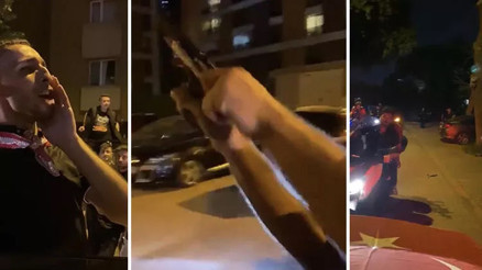 Asker konvoyunda silahla ateş açtı, bekçilere yakalandı