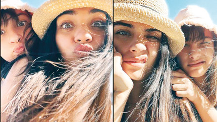 Tuba Büyüküstün ikizlerle tatilde