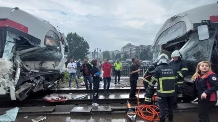 Samsunda tramvay kazası