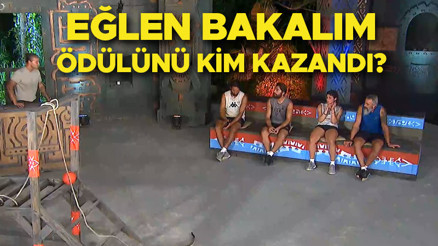 Survivor kim kazandı 9 Haziran Survivorda eğlen bakalım (bil bakalım ve anlat bakalım) ödülünü hangi takım kazandı Birinciye Şampiyonlar Ligi final maçı bileti sürprizi