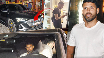 Sergio Aguero taksi bulamadı, Gökhan Gönül arabasını verdi