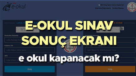 e-Okul ekranı kapandı mı MEB e-Okul Veli Bilgilendirme Sistemi giriş ekranı ile not, karne ve devamsızlık bilgisi E Okul ne zaman kapanacak 2023