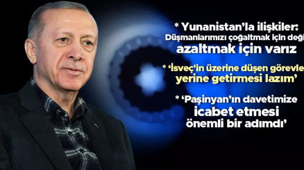 Cumhurbaşkanı Erdoğandan Azerbaycan dönüşü önemli mesajlar Cumhurbaşkanı Erdoğandan Azerbaycan dönüşü önemli mesajlar