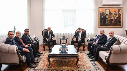 Türk Eğitim-Sen Başkanı Geylan, Bakan Tekin’i ziyaret etti