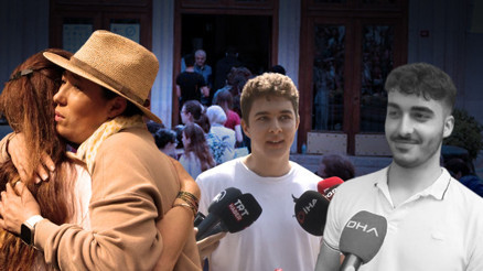 Yurttan YKS manzaraları... Sınava geç kalınca kapıya tırmanarak içeriye girmeye çalıştı