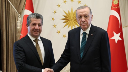 Cumhurbaşkanı Erdoğan, Barzani’yi kabul etti